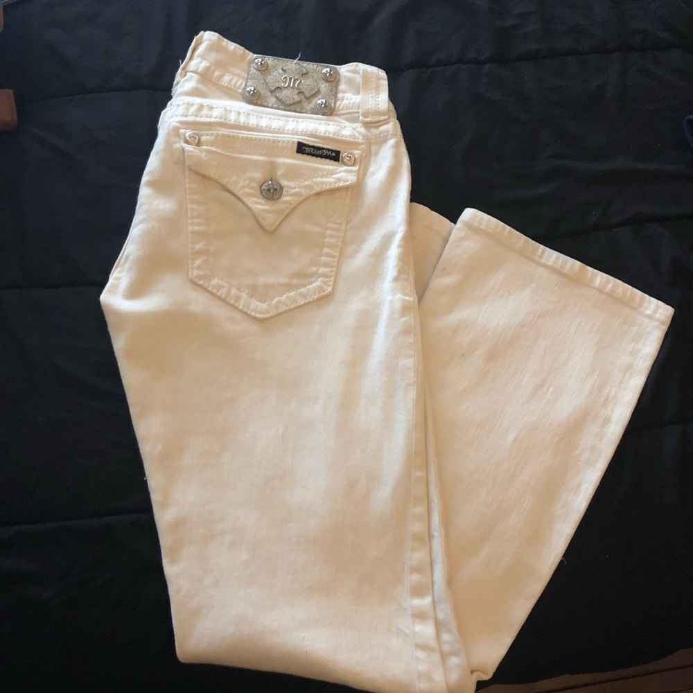 White miss me jeans size 28